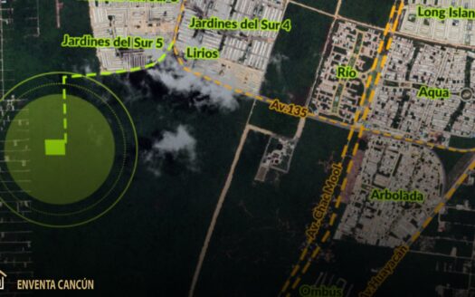 Lotes en Polígono Sur, Cancún desde $949k. 379m², listos para escriturar y con financiamiento. ¡Tu inversión segura hoy con nosotros!