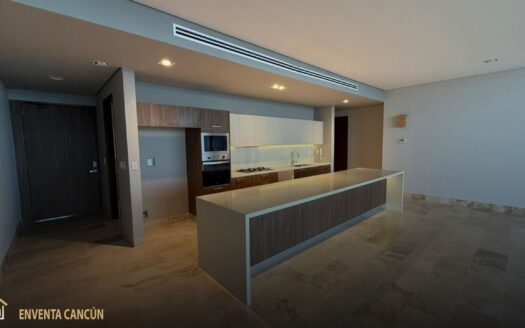 Venta de Depto en Punta del Mar Puerto Cancún. Nivel 6, 226 m², 3 recámaras y vistas espectaculares al mar. ¡Lujo total por $24,000,000 MXN! Llama ahora.